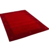 Pergamon Natur Teppich Indo Gabbeh Indira Bordüre Rot 90x160cm