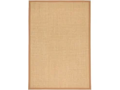Pergamon Sisalteppich Natura Klassisch mit Bordüre Nuss 150x150cm