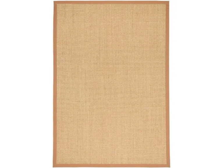 Pergamon Sisalteppich Natura Klassisch mit Bordüre Nuss 150x150cm