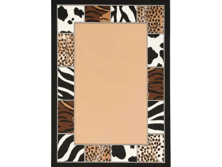 Pergamon Trendline Teppich Afrika Bordüre Beige Beige 160x225cm