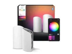 Philips Hue LED-Wallwasher Play CCT 15,7 cm x 9,1 cm Doppelpack Weiß