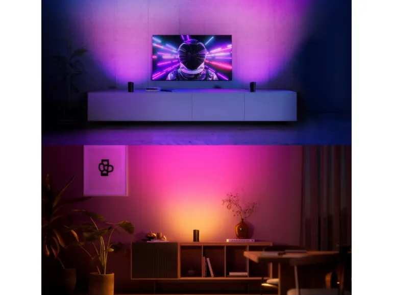 Philips Hue LED-Wallwasher Play CCT 15,7 cm x 9,1 cm Schwarz
