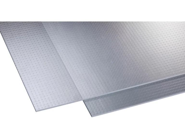 Polystyrol-Platte 2,5 mm "Carree" Transparent 2000 mm x 1000 mm