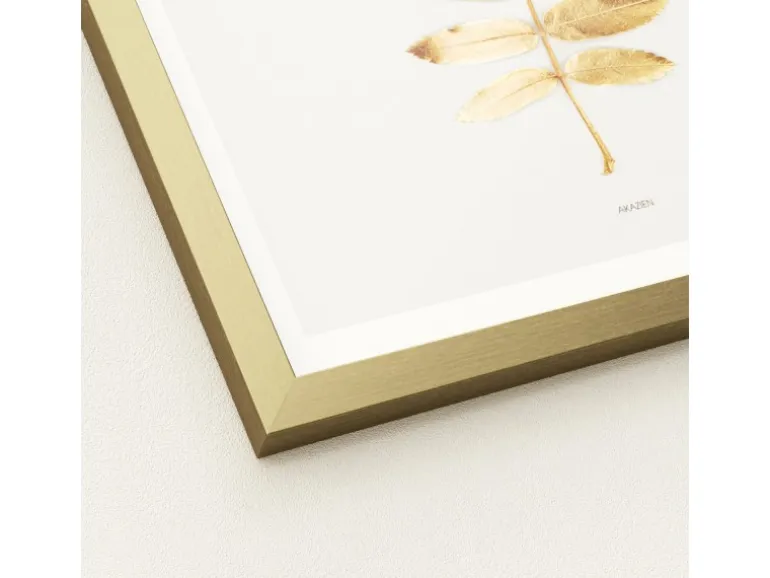 Pro Art Bild Framed Art Golden Leaf II 30 cm x 30 cm
