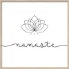 Pro Art Bild Framed Art Namaste 30 cm x 30 cm