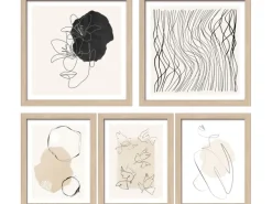 Pro Art Bilder Framed Art Lines And Shapes XII 2x 28 x 28 cm, 3x 19 x 24 cm