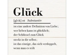 Pro Art Dekopanel Glück auf Holz 30 cm x 30 cm