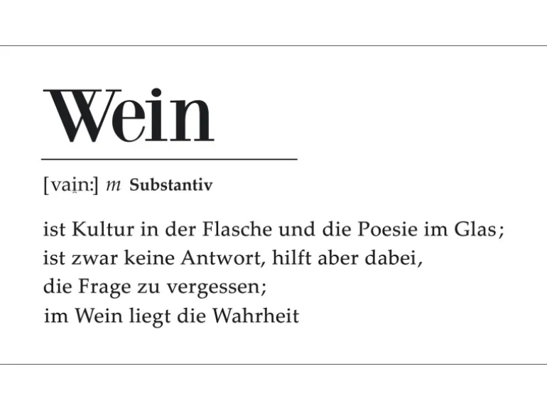 Pro Art Dekopanel Rotwein Definition 30 cm x 15 cm
