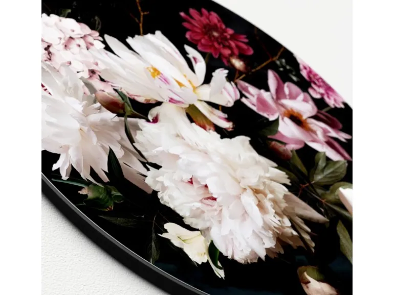 Pro Art Glasbild Baroque Flowers V Ø 30 cm