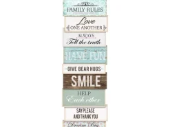 Pro-Art Wandtattoo Life Rules I 25 cm x 70 cm x 0,8 cm