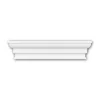 PROFHOME 155004 Byblos Regalfront Zierelement Stuckdekor, 23,1 cm x 5,0 cm x 4,3 cm Weiß