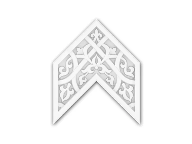 PROFHOME 157504 Deckenplatte Wandvertäfelung Deckenelement 25 x 20,8 cm 25 cm x 20,8 cm x 2,4 cm Weiß