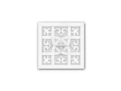 PROFHOME 157502 Deckenplatte Wandvertäfelung Deckenelement 14,7 x 14,7 cm 14,7 cm x 14,7 cm x 3,3 cm Weiß
