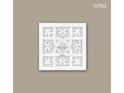 PROFHOME 157502 Deckenplatte Wandvertäfelung Deckenelement 14,7 x 14,7 cm 14,7 cm x 14,7 cm x 3,3 cm Weiß