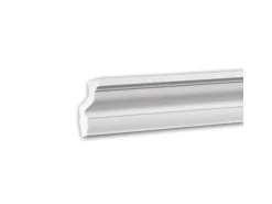 PROFHOME 650171 Eckleiste Deckenleiste Zierleiste Stuckleiste 2 m 200 cm x 3 cm x 4,5 cm Weiß