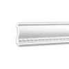 PROFHOME 150208 Eckleiste Zierleiste für indirekte Beleuchtung Stuckleiste 2 m 200 cm x 7 cm x 7 cm Weiß