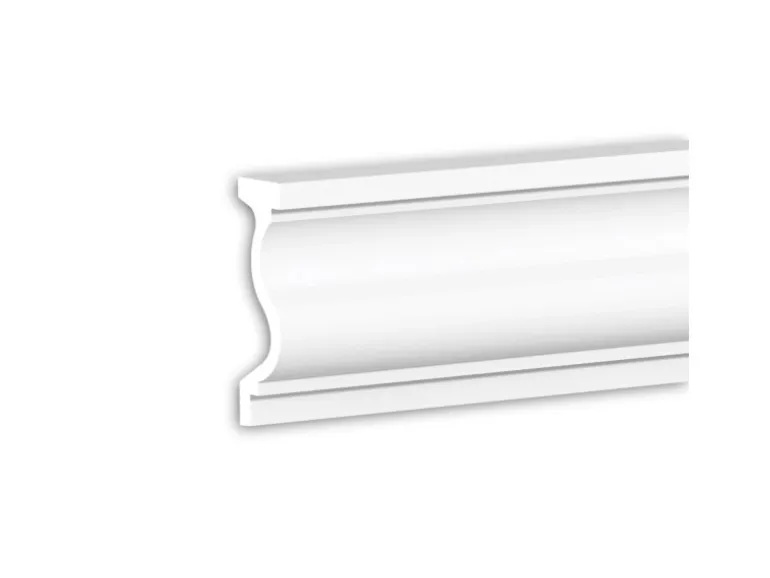 PROFHOME 484006 Gewände Fassadenprofil Stuckleiste Fassaden Element 2 m 200 cm x 6 cm x 20,2 cm Weiß