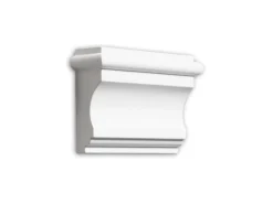 PROFHOME 483002 Konsole Außenstuck Zierelement Fassaden Element 17,4 cm x 4,8 cm x 11,6 cm Weiß