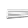PROFHOME 151310 Wand- und Friesleiste Stuckleiste Zierleiste Wandleiste 2 m 200 cm x 1,9 cm x 9,6 cm Weiß