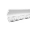 PROFHOME 150175F Flexible Eckleiste Stuckleiste aus Flexiblem Polyurethan 2 m 200 cm x 11,9 cm x 13,3 cm Weiß