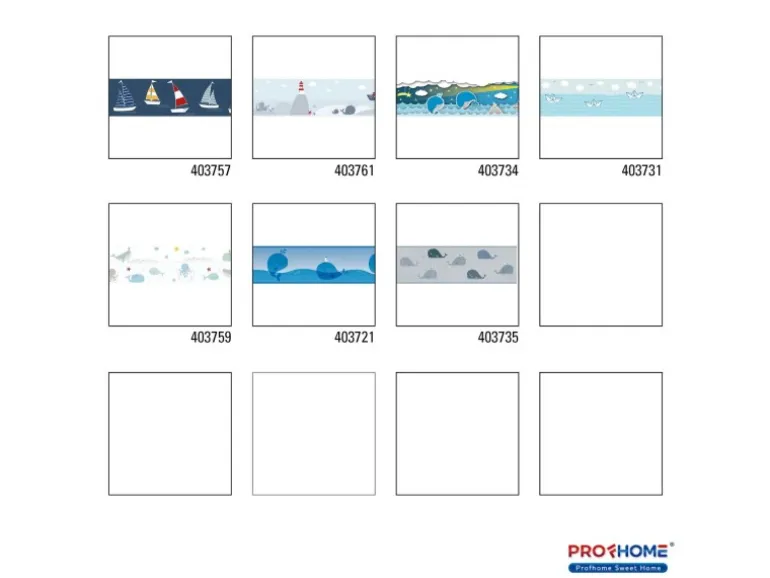 PROFHOME 403757-GU Grafik Tapete Kindertapete Matt Blau Rot Gelb 0,75 m2 0,15 m x 5,00 m 0,75 m2 Blau