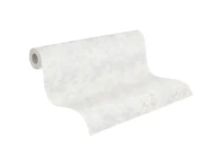 PROFHOME 145215-GU Spachtel Putz Tapete Struktur Matt Weiß 1,06 m x 25,00 m 26,50 m2 Weiß