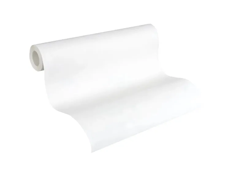 PROFHOME 250513-GU Textiloptik Tapete Struktur Matt Weiß 0,53 m x 10,05 m 5,33 m2 Weiß