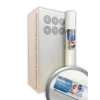 PROFHOME NORMVLIES 150 g Renoviervlies glatte Vliestapete 1 Karton 6 Rollen Weiß 112,5 m2 25,05 m x 0,75 m 18,75 m2 Weiß