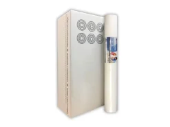 PROFHOME NORMVLIES 150 g Renoviervlies glatte Vliestapete 1 Karton 6 Rollen Weiß 112,5 m2 25,05 m x 0,75 m 18,75 m2 Weiß