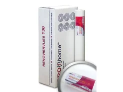 PROFHOME Renoviervlies 130 g Malervlies Anstrich-Vlies glatte Vliestapete 6 rol. 1 Karton mit 6 Rollen 112,50 m2 Weiß