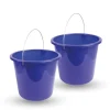 ProHome Eimer Inkl. Metallbügel Dunkelblau 5 Liter 2er Pack