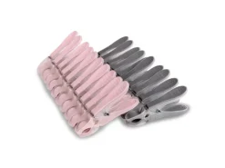 ProHome Wäscheklammern Anthrazit Rosa 20er Pack