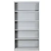 PROREGAL Aktenregal Butterfly 5 Ordernhöhen HxBxT 195 x 100 x 33 cm Grau