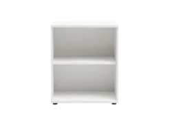 PROREGAL Aktenregal Tiger Small HxBxT 77 x 65 x 34 cm 2 Fächern Weiß