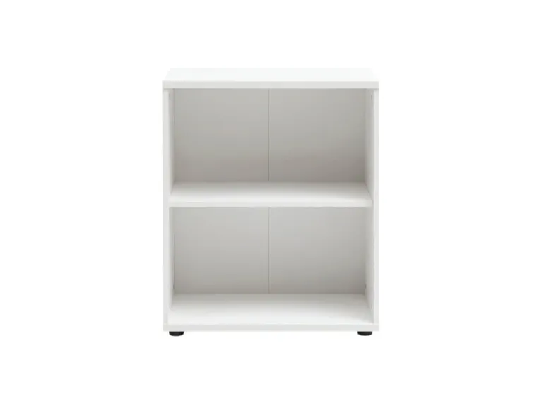 PROREGAL Aktenregal Tiger Small HxBxT 77 x 65 x 34 cm 2 Fächern Weiß