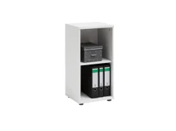 PROREGAL Aktenregal Tiger Small HxBxT 77 x 40 x 34 cm 2 Fächern Weiß