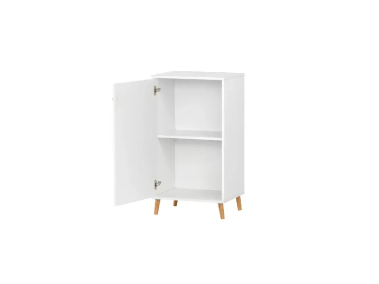 PROREGAL Aktenschrank Jaguar Small HxBxT 92,6 x 51 x 41 cm 2 Fächern & 1 Flügeltür Weiß
