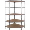 PROREGAL Eckregal Muli HxBxT 180 x 90 x 30 cm 5 Fachböden Fachlast 200 kg Verzinkt