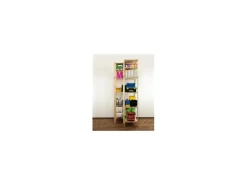 PROREGAL Eckregal Woodland HxBxT 230 x 85 x 50 cm Fachlast 120 kg 6 Fachboden Kiefernholz Natur