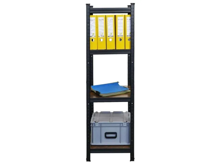 PROREGAL 2er Vintage Series Schwerlastregal Ragnar Set HxBxT 150x45x45cm Fachlast 100kg Vintagebraun-Schwarz