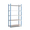 PROREGAL Fachbodenregal Maximus Pro HxBxT 280 x 125 x 50 cm 5 Ebenen Spanplatten-Fachboden Fachlast 248 kg Lichtblau-Lichtgrau