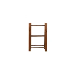 PROREGAL Getränkekistenregal Pinepeak HxBxT 107,4 x 70 x 38,8 cm Für 3 Kisten Kiefernholz Braun