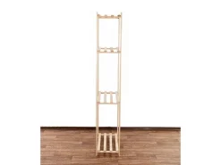 PROREGAL Holzregal Timbercraft HxBxT 170 x 65 x 28,5 cm Fachlast 35 kg 4 Fachboden 1,4 cm Dickes Kiefernholz Natur