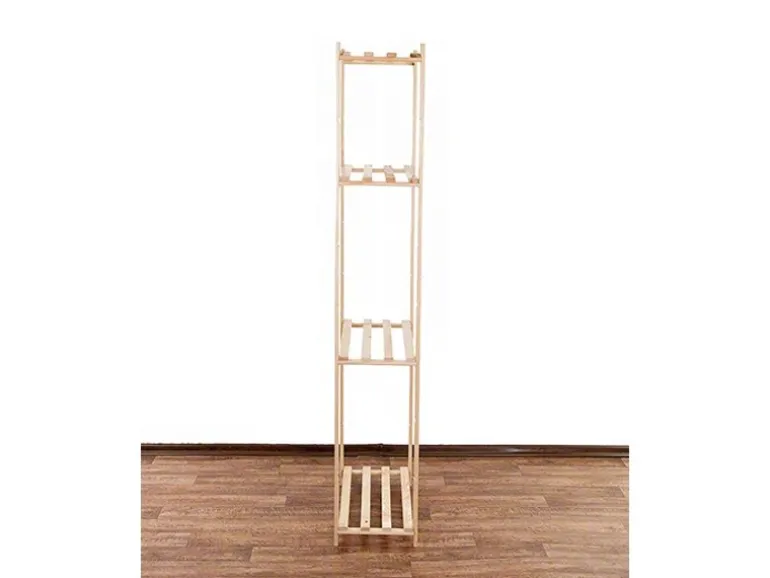 PROREGAL Holzregal Timbercraft HxBxT 170 x 65 x 28,5 cm Fachlast 35 kg 4 Fachboden 1,4 cm Dickes Kiefernholz Natur