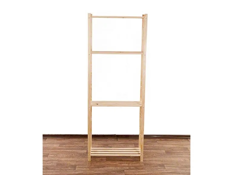PROREGAL Holzregal Timbercraft HxBxT 170 x 65 x 28,5 cm Fachlast 35 kg 4 Fachboden 1,4 cm Dickes Kiefernholz Natur