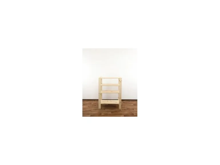 PROREGAL Holzregal Woodland HxBxT 115 x 80 x 50 cm Fachlast 120 kg 4 Fachboden Kiefernholz Natur