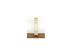 PROREGAL Holzregal Woodland HxBxT 230 x 80 x 50 cm Fachlast 120 kg 6 Fachboden Kiefernholz Natur