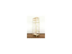 PROREGAL Holzregal Woodland HxBxT 230 x 80 x 50 cm Fachlast 120 kg 6 Fachboden Kiefernholz Natur