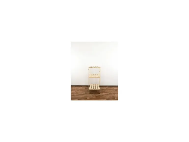 PROREGAL Holzregal Woodland HxBxT 115 x 80 x 50 cm Fachlast 120 kg 3 Fachboden Kiefernholz Natur