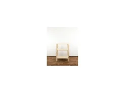 PROREGAL Holzregal Woodland HxBxT 115 x 80 x 50 cm Fachlast 120 kg 3 Fachboden Kiefernholz Natur